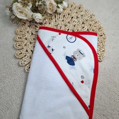 Cape de bain motif ourson